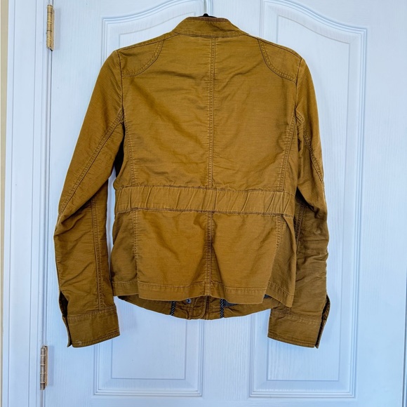 LOFT Utility Military Style Y2K Jacket Olive Drab Size 4 - Picture 2 of 9